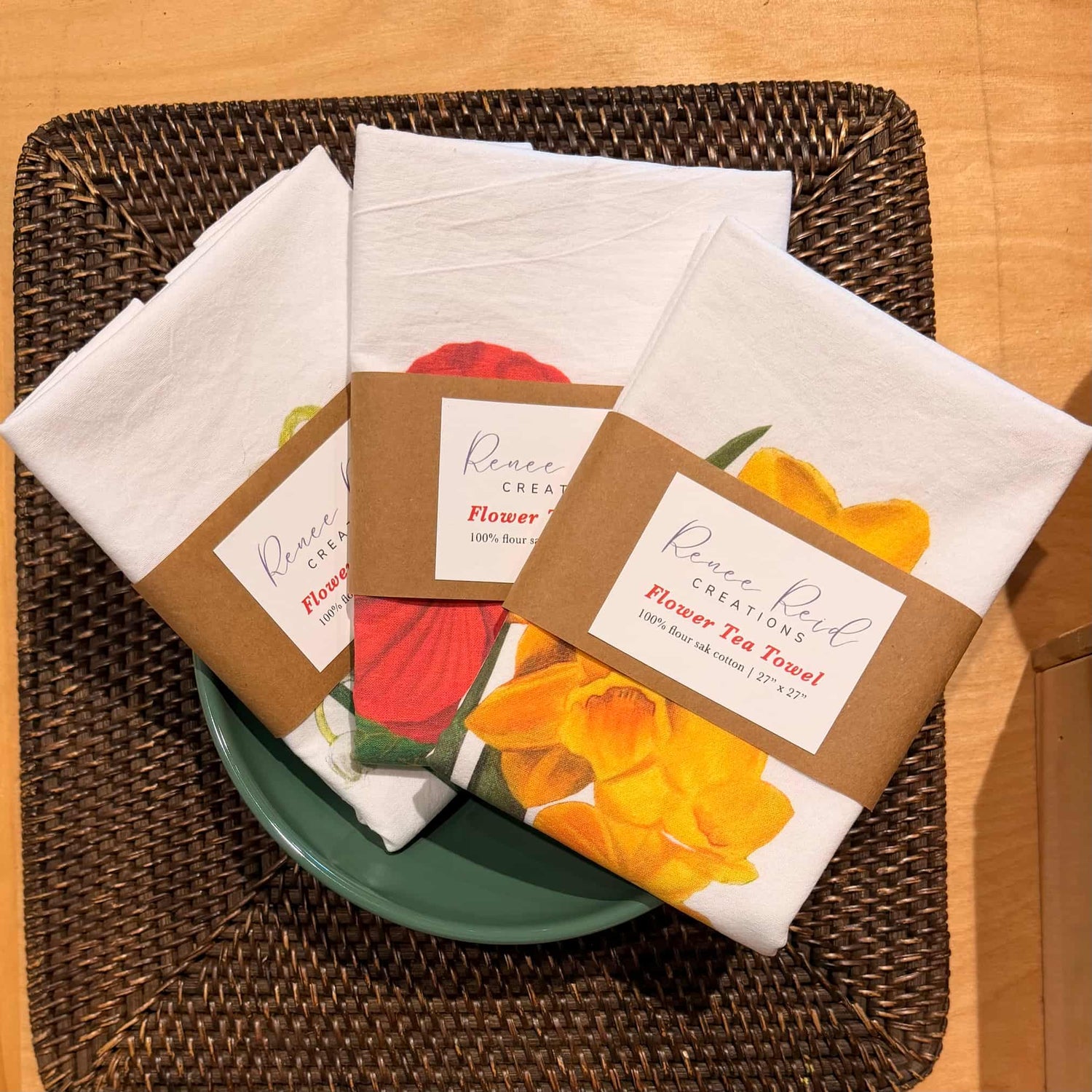 Floral Tea Towels