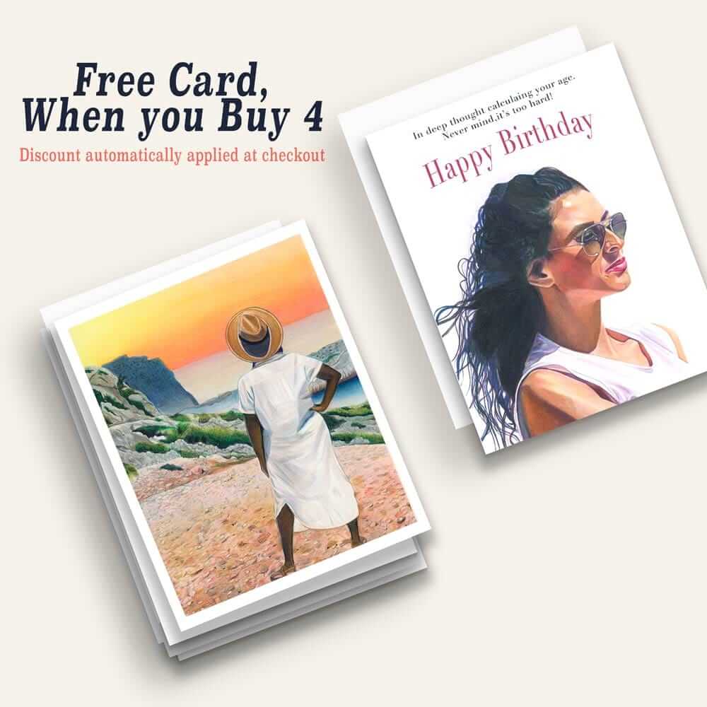 Greeting cards with single and multi pack of greeting card with an discount offer