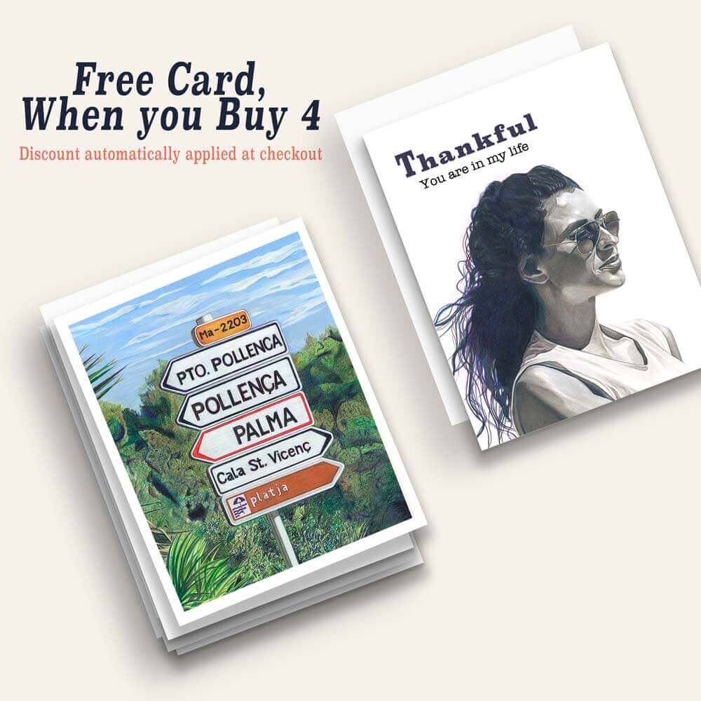 Greeting cards with single and multi pack of greeting card with an discount offer