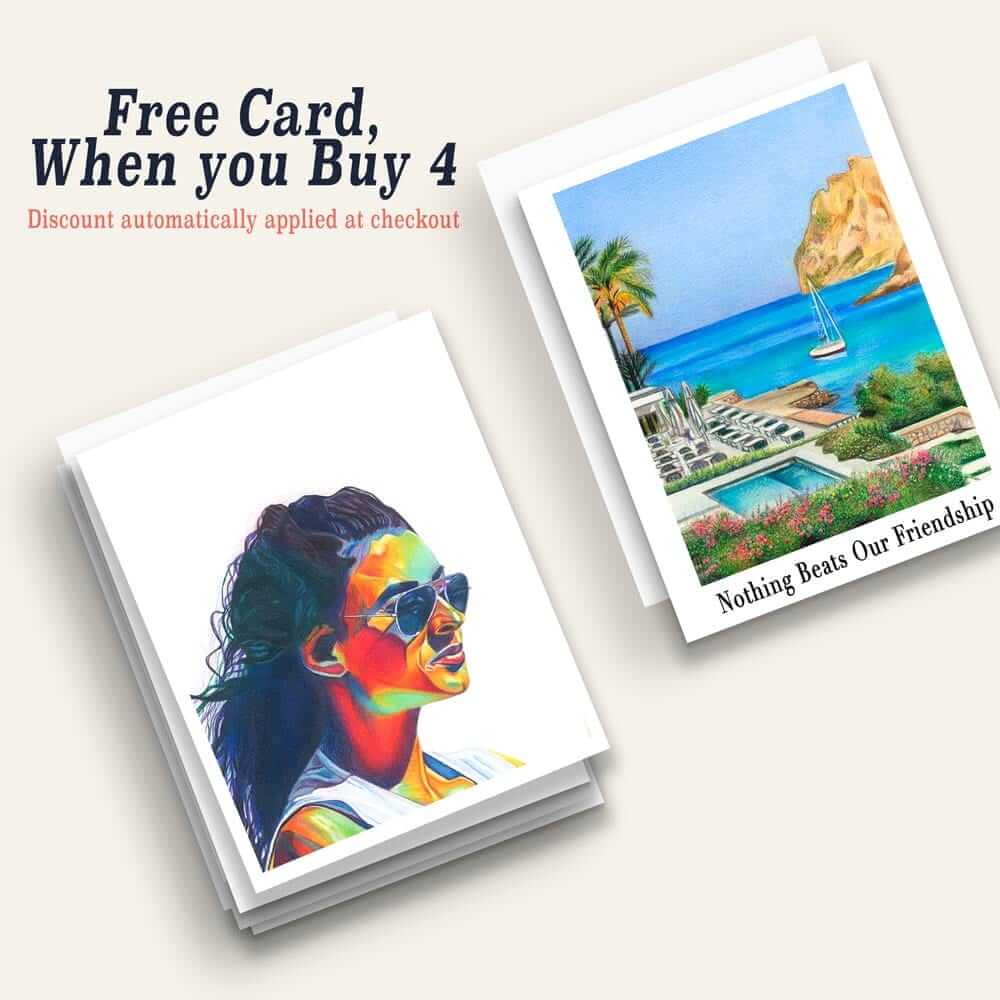 Greeting cards with single and multi pack of greeting card with an discount offer