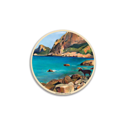 Round Ceramic Stone Coaster