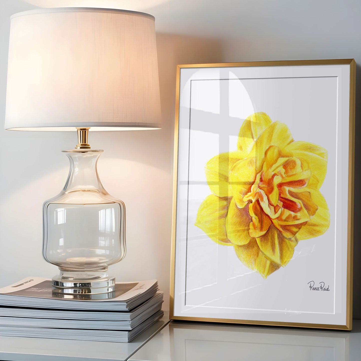 March Daffodil No. 2 Classic Art Print